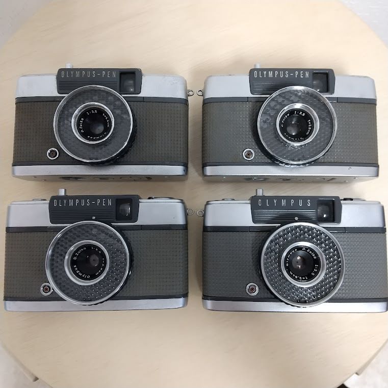 オリンパスのカメラ4台をお買取り致しました。