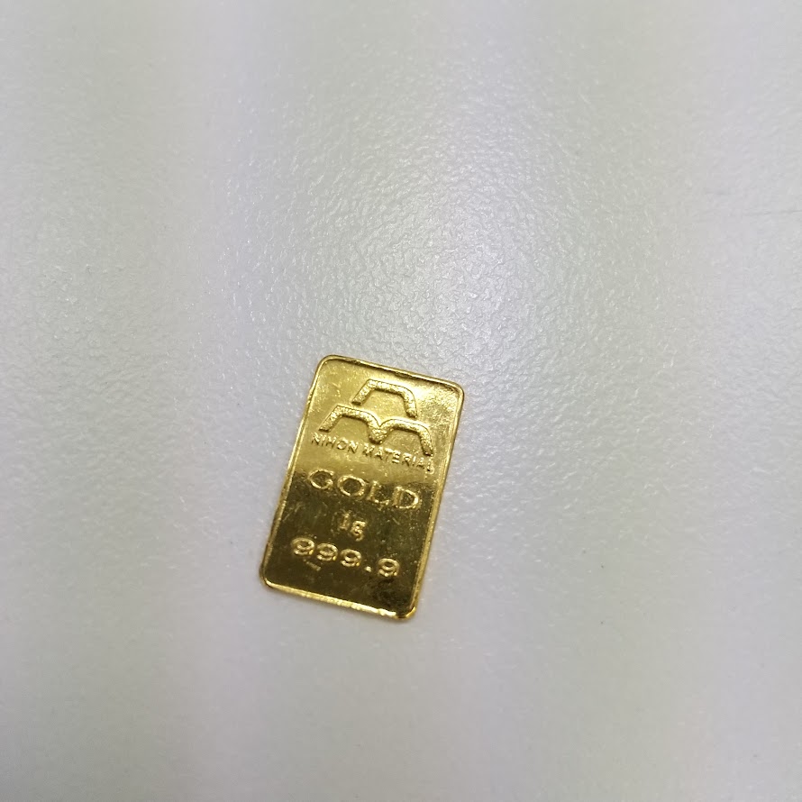 K24のインゴットをお買取り致しました。